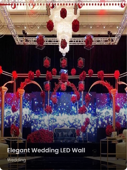 Elegant Wedding LED Wall